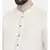 Mayank Modi Beige Linen Embroidered Kurta Set