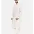 Mayank Modi Beige Linen Embroidered Kurta Set