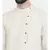 Mayank Modi Beige Linen Running Stitch Kurta Set
