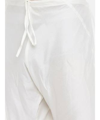 Mayank Modi Beige Linen Running Stitch Kurta Set 5