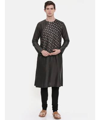 Mayank Modi Printed Zipper Kurta Set 1
