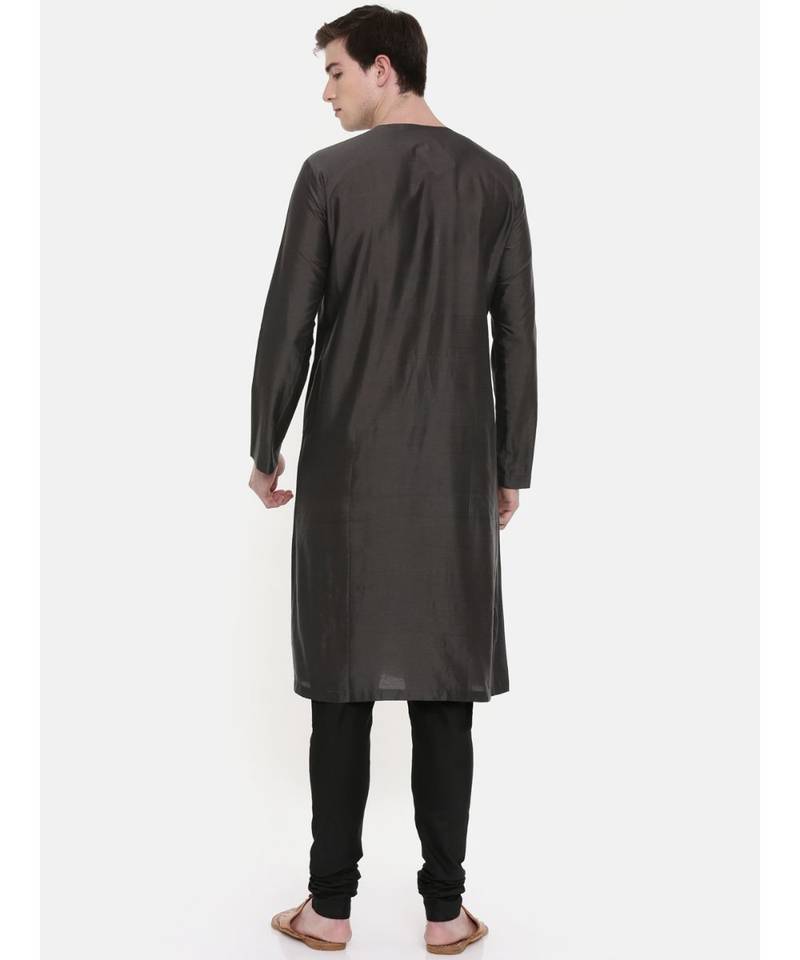 Mayank Modi Printed Zipper Kurta Set