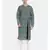 Mayank Modi Green Linen Printed Kurta Set