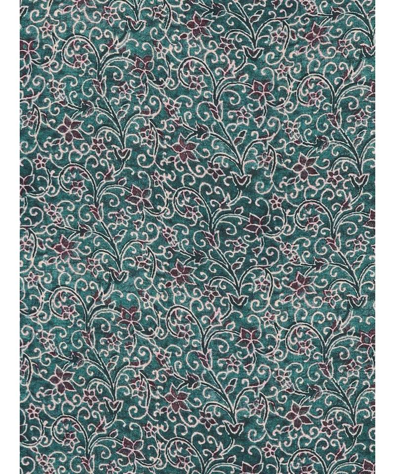 Mayank Modi Green Linen Printed Kurta Set