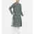 Mayank Modi Green Linen Printed Kurta Set