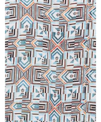 Mayank Modi Aqua Blue Printed Kurta Set 2