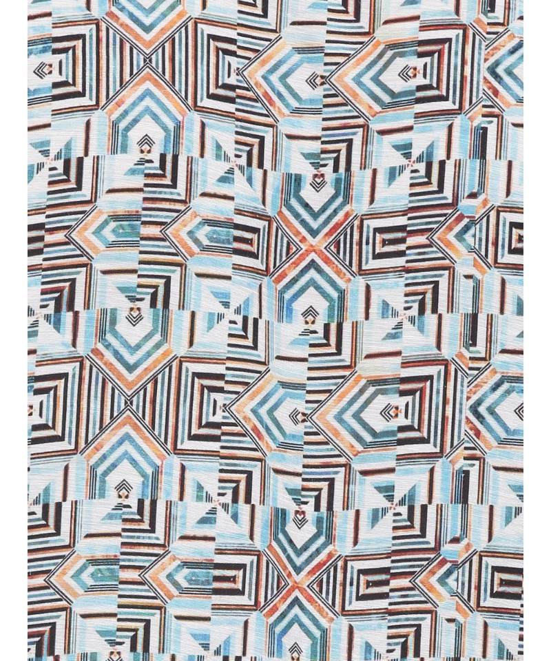 Mayank Modi Aqua Blue Printed Kurta Set