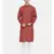 Mayank Modi Rust Orange Linen Kurta Set