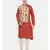 Mayank Modi Orange Printed Kurta Set