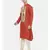 Mayank Modi Orange Printed Kurta Set