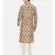 Mayank Modi Chanderi Geometric Printed Kurta Set
