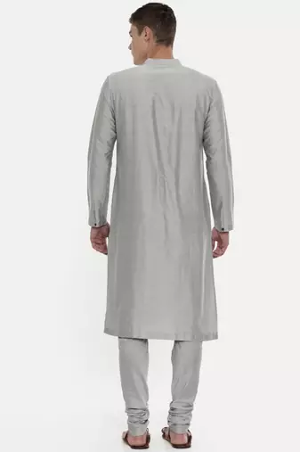 Mayank Modi The Trio Cotton Silk Kurta Set