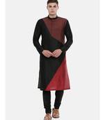 Mayank Modi The Trio Cotton Silk Kurta Set