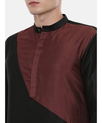 Mayank Modi The Trio Cotton Silk Kurta Set 2