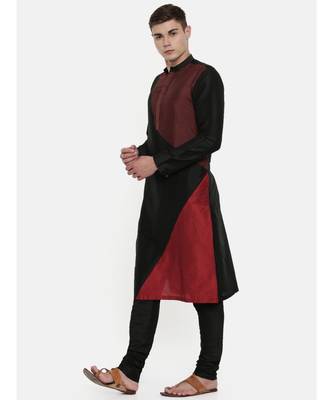 Mayank Modi The Trio Cotton Silk Kurta Set 3