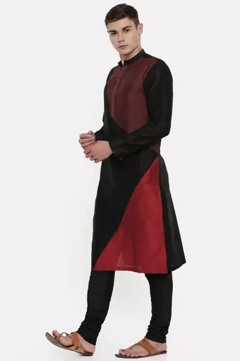 Mayank Modi The Trio Cotton Silk Kurta Set