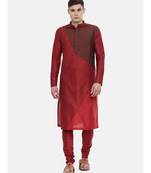 Mayank Modi The Trio Cotton Silk Kurta Set