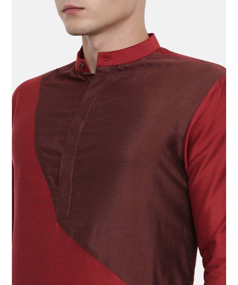 Mayank Modi The Trio Cotton Silk Kurta Set