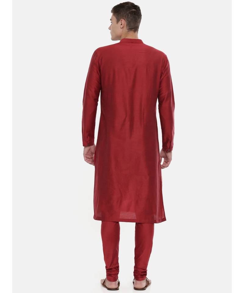 Mayank Modi The Trio Cotton Silk Kurta Set
