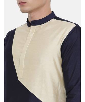 Mayank Modi The Trio Cotton Silk Kurta Set 2
