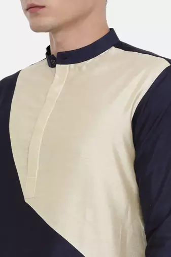 Mayank Modi The Trio Cotton Silk Kurta Set