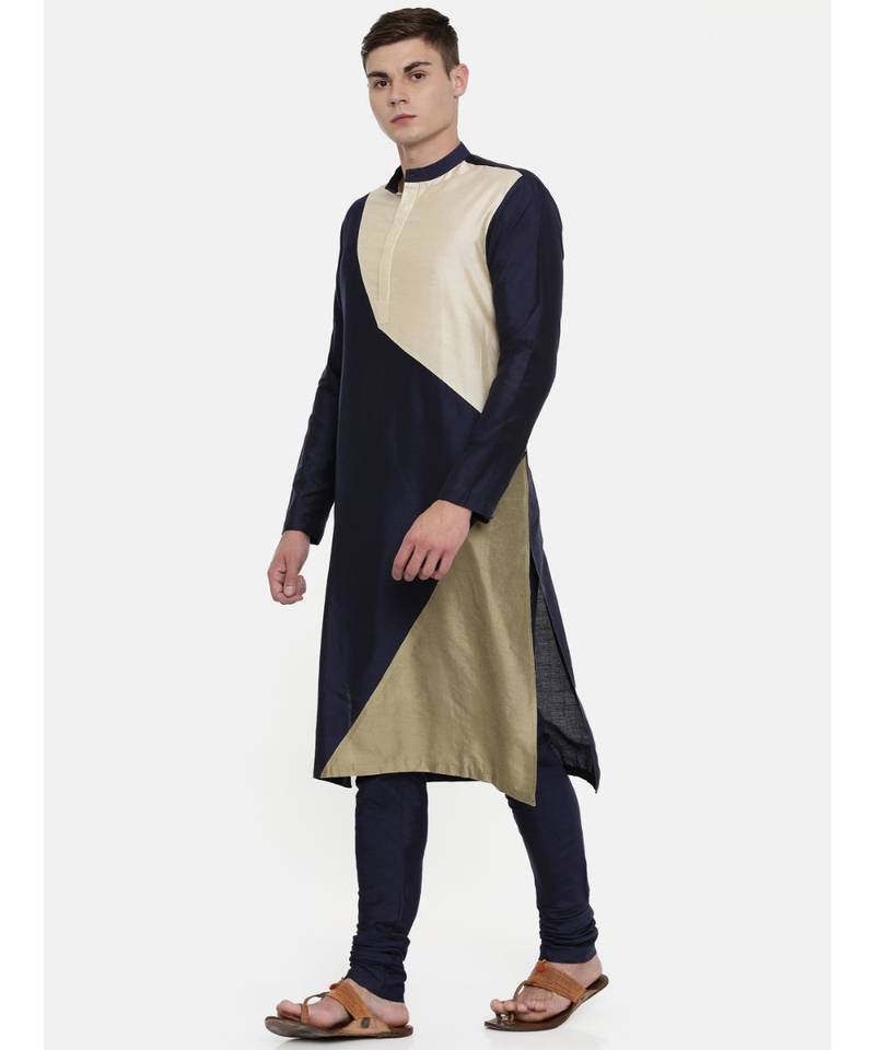 Mayank Modi The Trio Cotton Silk Kurta Set