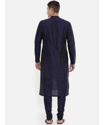 Mayank Modi The Trio Cotton Silk Kurta Set 4