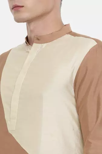 Mayank Modi The Trio Cotton Silk Kurta Set