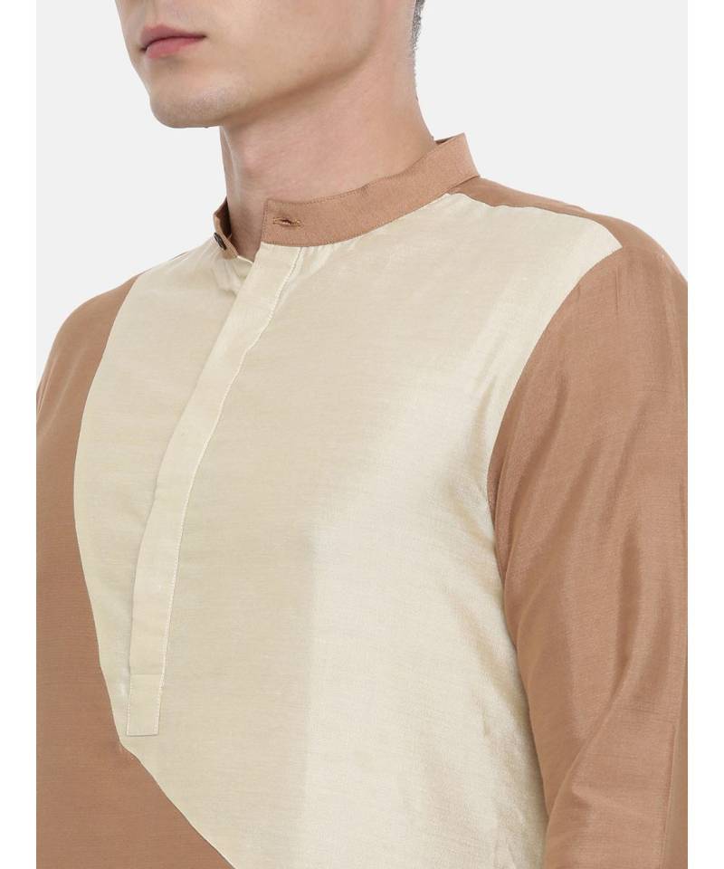 Mayank Modi The Trio Cotton Silk Kurta Set