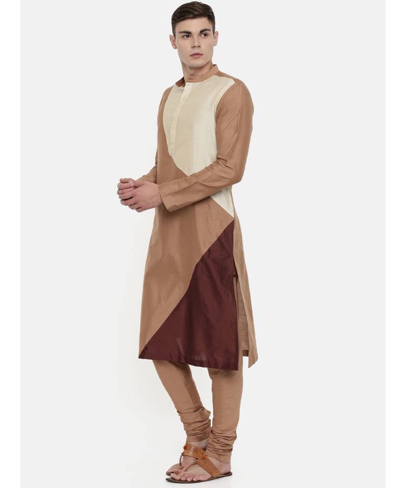 Mayank Modi The Trio Cotton Silk Kurta Set