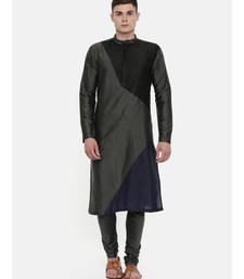 Mayank Modi The Trio Cotton Silk Kurta Set