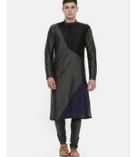 Mayank Modi The Trio Cotton Silk Kurta Set