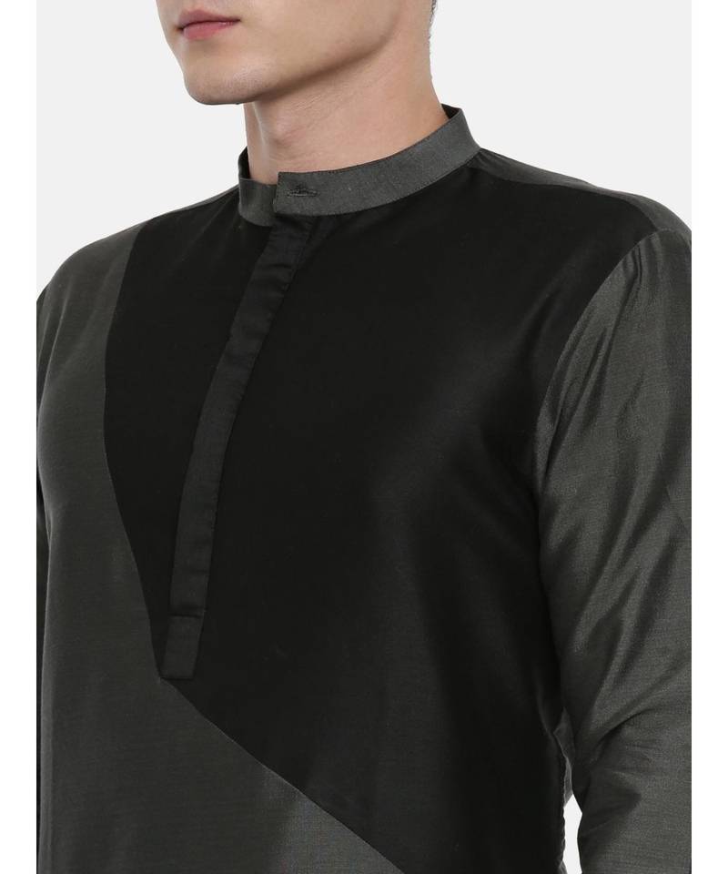 Mayank Modi The Trio Cotton Silk Kurta Set