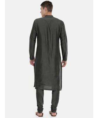 Mayank Modi The Trio Cotton Silk Kurta Set 4