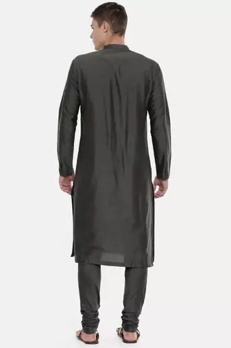 Mayank Modi The Trio Cotton Silk Kurta Set