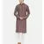 Mayank Modi Retro Printed Brown Kurta