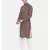 Mayank Modi Retro Printed Brown Kurta