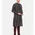 Mayank Modi Retro Printed Blk/Brn Kurta