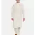 Mayank Modi Cream Cotton Embroidered Kurta
