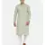 Mayank Modi Linen Green Printed Kurta