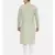 Mayank Modi Linen Green Printed Kurta