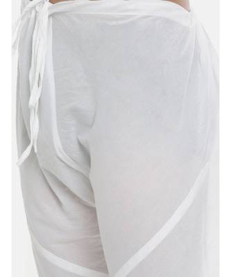 Mayank Modi Pastel Green Linen Detail Kurta 5
