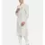 Mayank Modi Beige Linen Embroidered Kurta