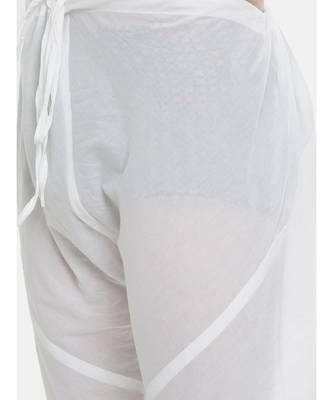 Mayank Modi Beige Linen Embroidered Kurta 5