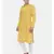 Mayank Modi Yellow Linen Embroidered Kurta