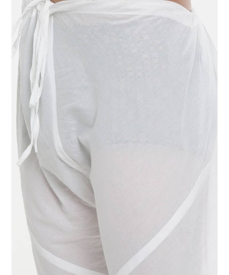 Mayank Modi Yellow Linen Embroidered Kurta