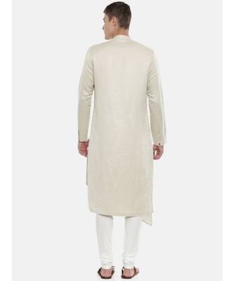 Mayank Modi Linen Shimmer detail Kurta 5