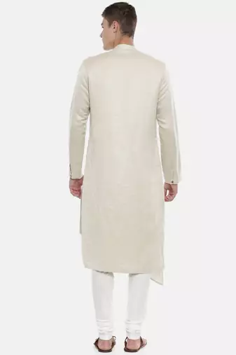 Mayank Modi Linen Shimmer detail Kurta