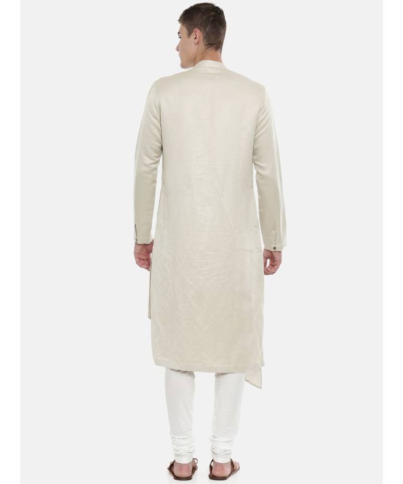 Mayank Modi Linen Shimmer detail Kurta