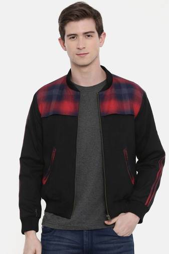 Mayank Modi Retro Chex Bomber Jacket